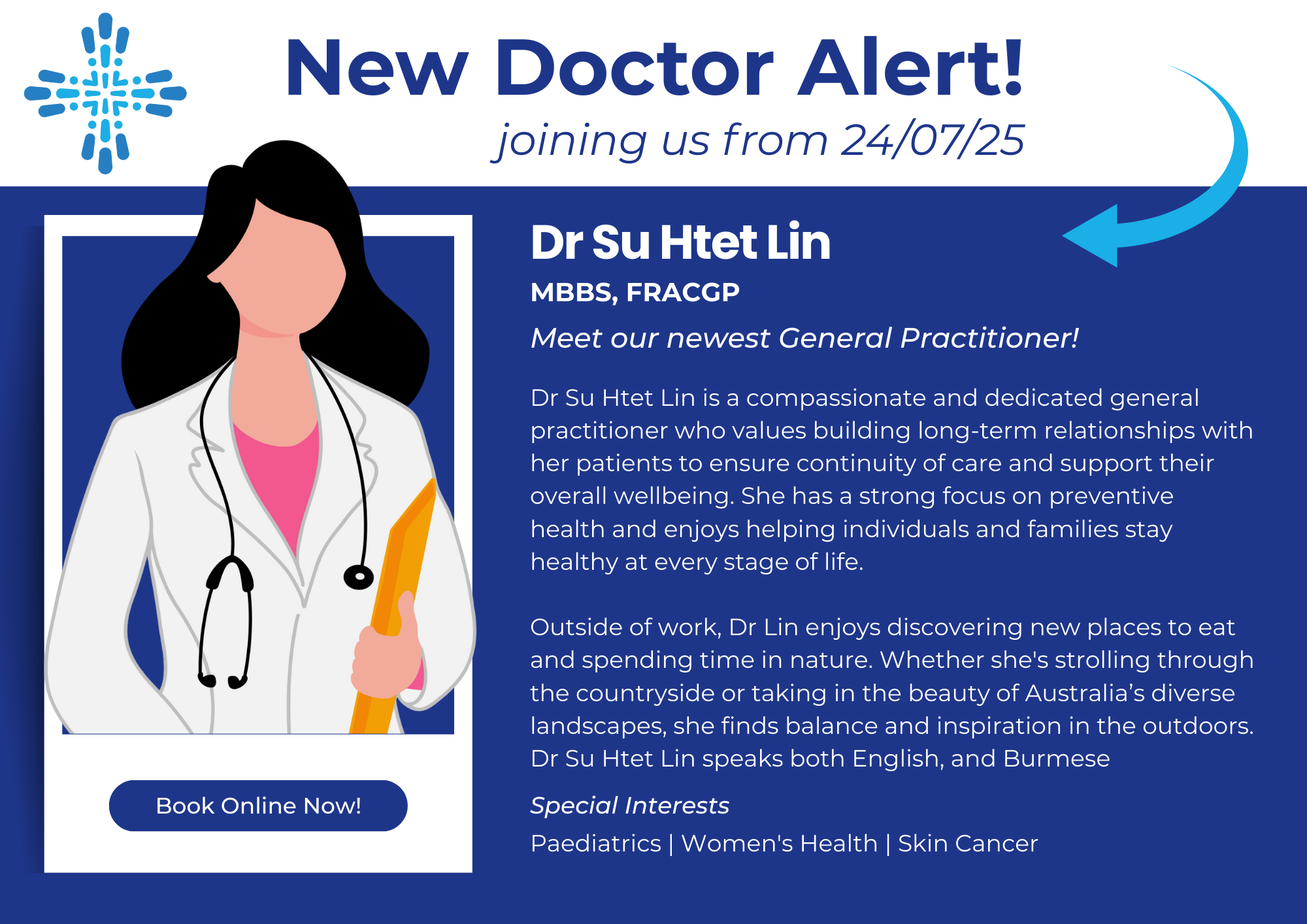 New Doctor Alert! New Doctor Alert!
